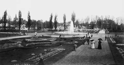 Az egykori vrosligeti krnd 1896 krl, Klsz Gyrgy felvtele