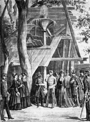 Ferenc Jzsef ltogatsa a felfedezett gygyforrsnl, 1868. mjus 13.