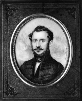 Brtfay Lszl arckpe, Barabs Mikls akvarellje, Magyar Tudomnyos Akadmia