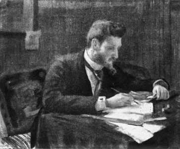 Justh Zsigmond, 1888 krl, Rupert Bunny festmnye